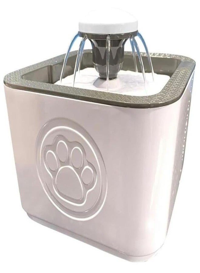 BohoBark Cat Water Fountain Dispenser, 2L, Ultra Quiet Cat Drinking Fountain with Filter, Automatic Pet Water Fountain, Cat Fountain for Cats and Small Dogs - Image 1